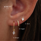 Mia Huggie Earrings GOLD