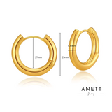 Vintage Gold Hoop Earrings