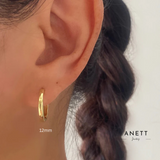 Basic Gold Hoops 7mm 9mm 12mm