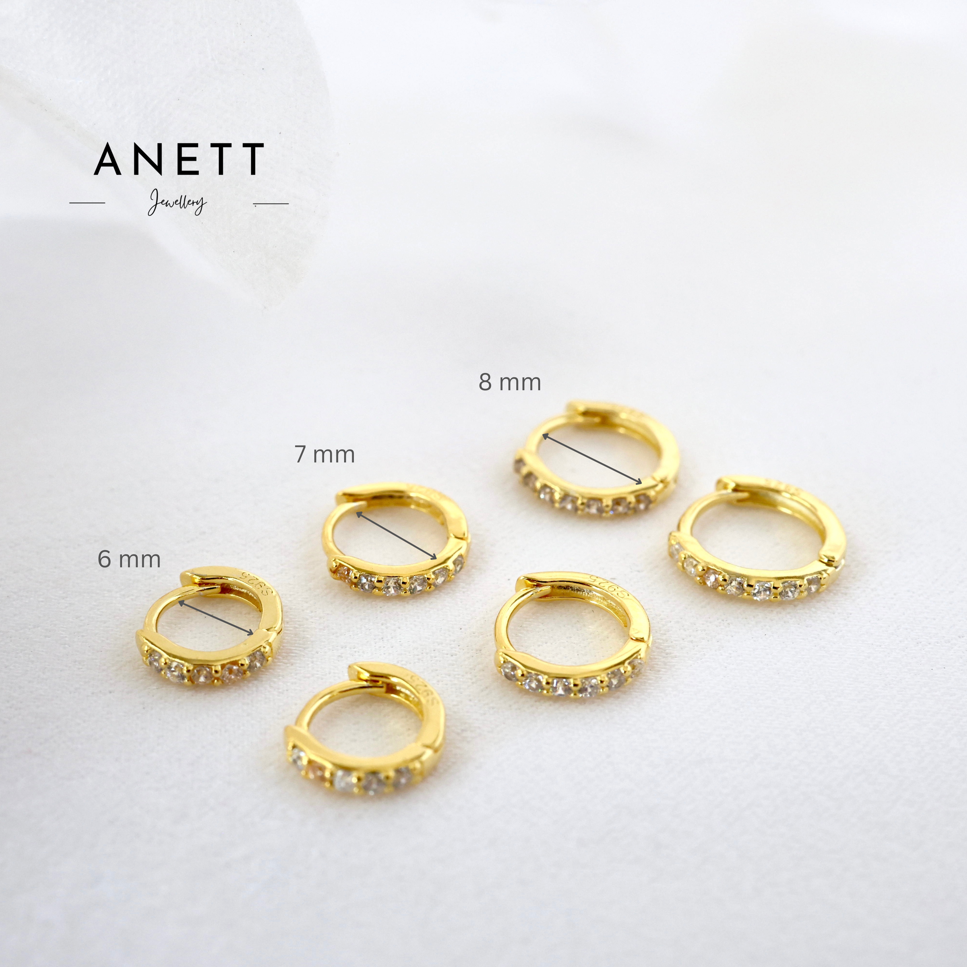 Diamond Rhombus Dangle Stud Earring 2 pairs 3 pairs Gift Set GOLD