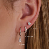 Julie Silver Earrings