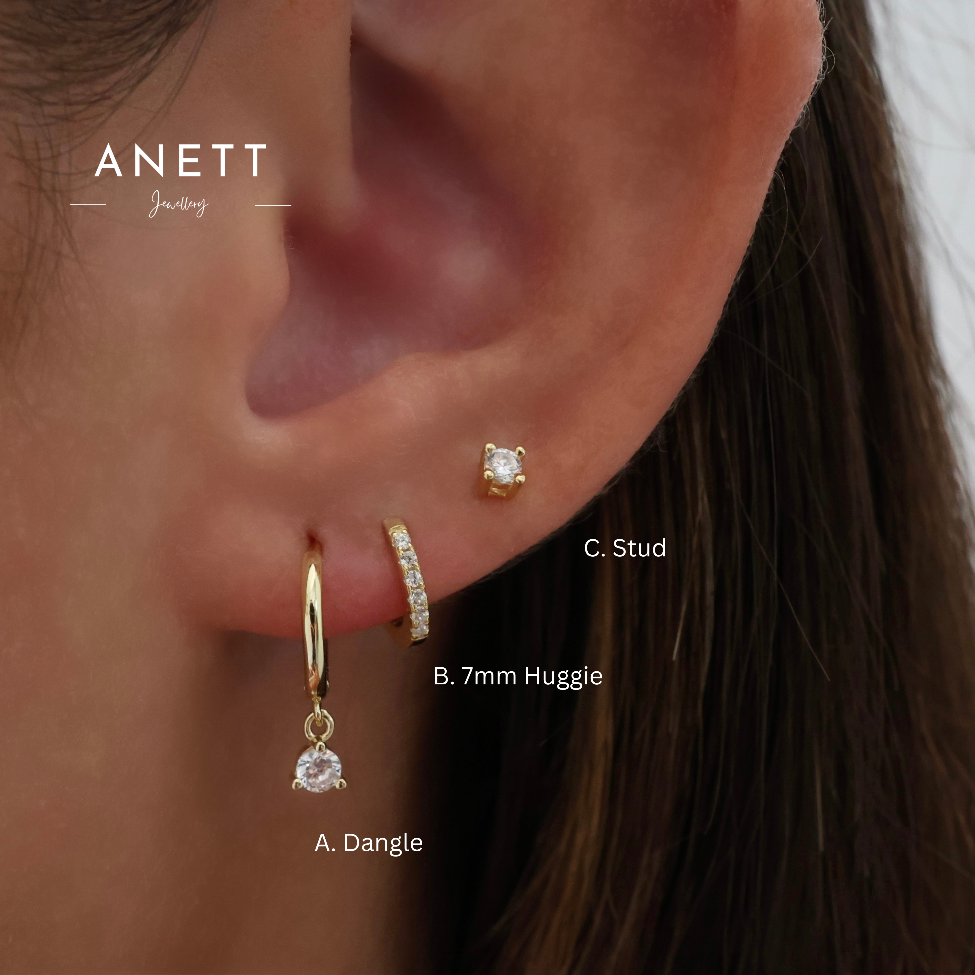 Julie Gold Earrings