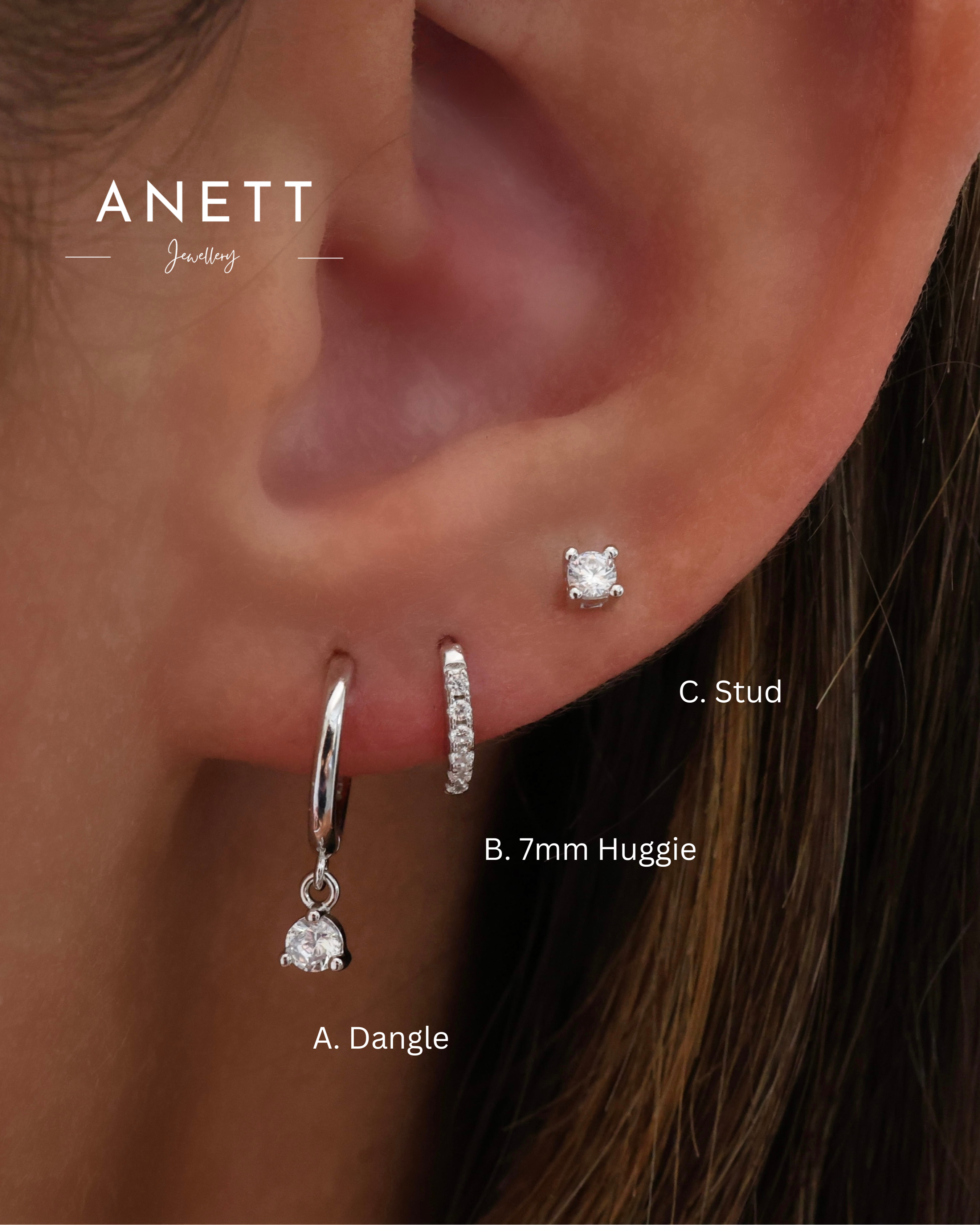 Julie Silver Earrings