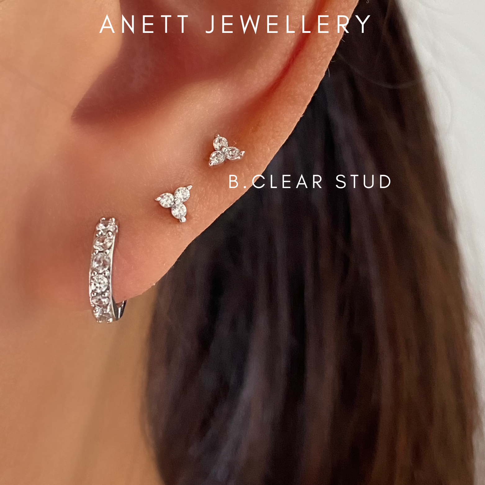 Transparent 2025 stud earrings