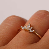 Marquise Dainty Ring- Sterling Silver