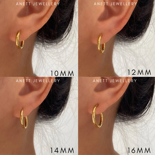 Basic Stainless Steel Hoop Earrings