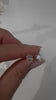 Adamas 1.25 Carat Oval Stud Gold Earrings – Sterling Silver