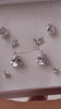 Adamas 3 Carat Pear Drop Ear Jacket Silver Earrings – Sterling Silver
