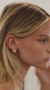 Lucy Teardrop Gold Hoop Earring Stacks