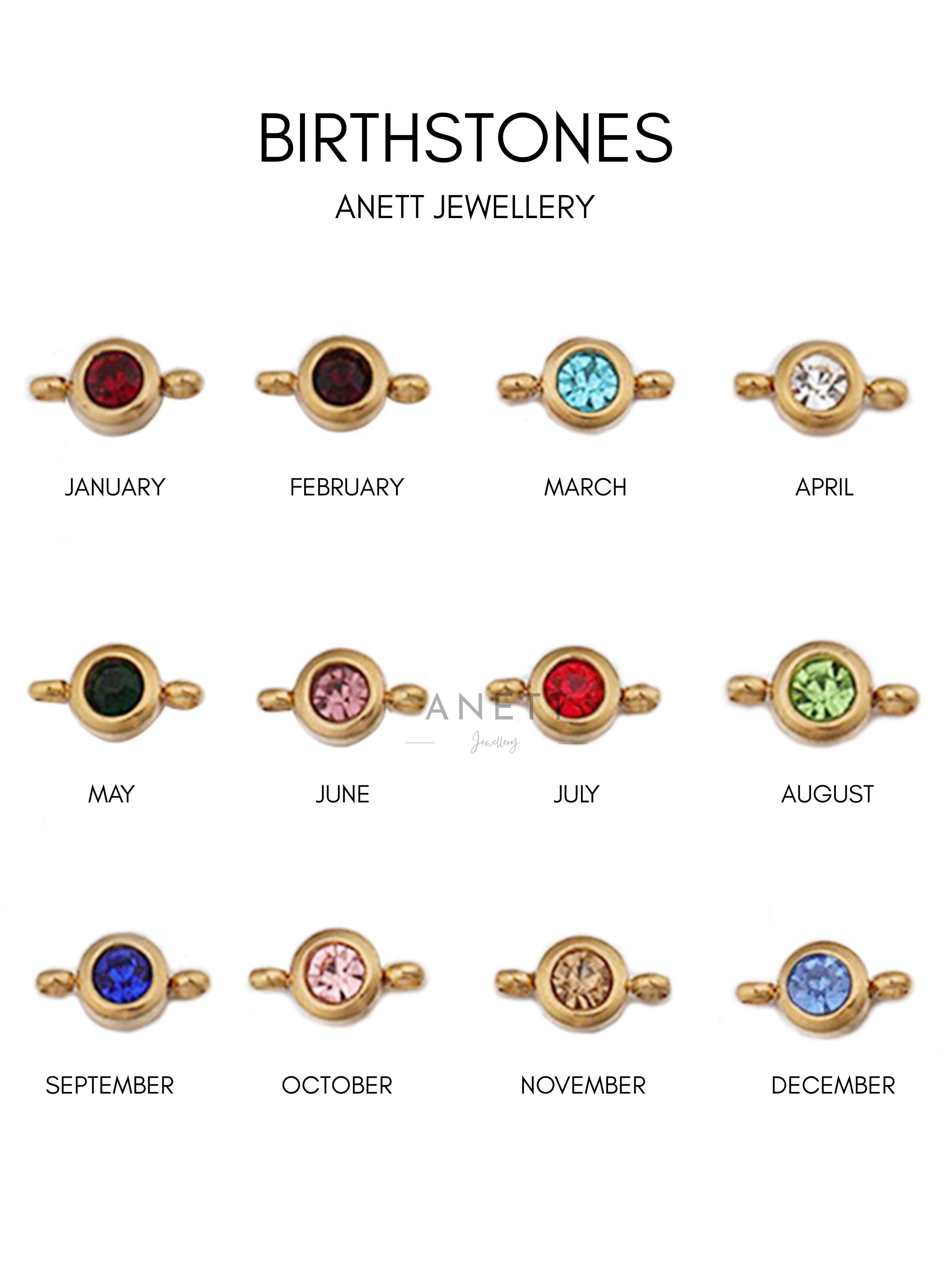 Dainty 18k gold-plated stainless steel birthstone bracelet with a single bezel-set gemstone, symbolizing personal meaning and everyday elegance.