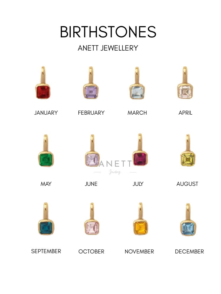 Bomi Personalised Pearl Birthstone & Initial Necklace – Stainless Steel