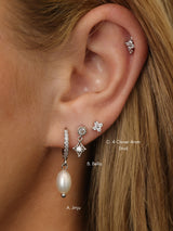 Elsa Bella Earring Stack Silver